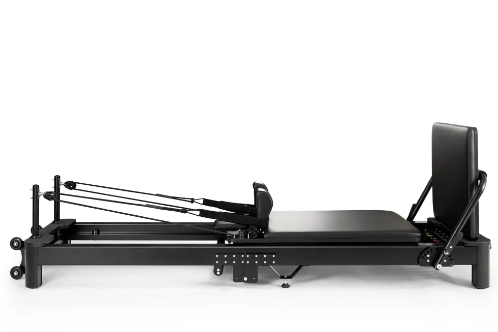 Mewave Pilates Reformer Pro Premium - Zwart