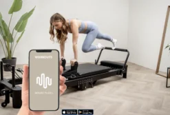 Mewave Pilates Reformer Pro Premium - Zwart