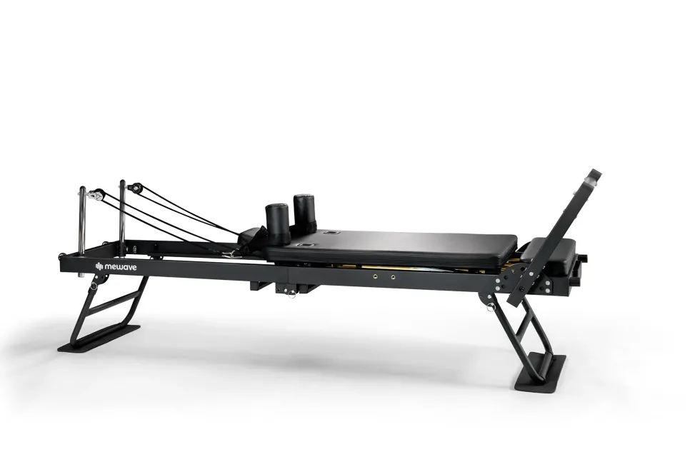 Mewave Pilates Reformer Pro - Zwart
