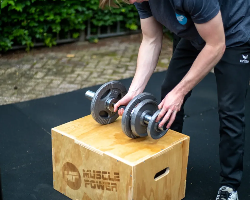 Muscle Power Dumbbellstang Set - 50 mm - 2 Stuks