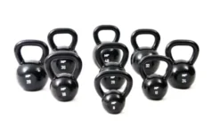 Muscle Power Gietijzeren Kettlebell - Zwart - 32 kg