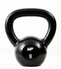 Muscle Power Gietijzeren Kettlebell - Zwart - 8 kg