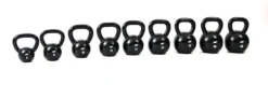 Muscle Power Gietijzeren Kettlebell - Zwart - 24 kg