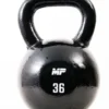 Muscle Power Gietijzeren Kettlebell - Zwart - 36 kg