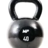Muscle Power Gietijzeren Kettlebell - Zwart - 40 kg