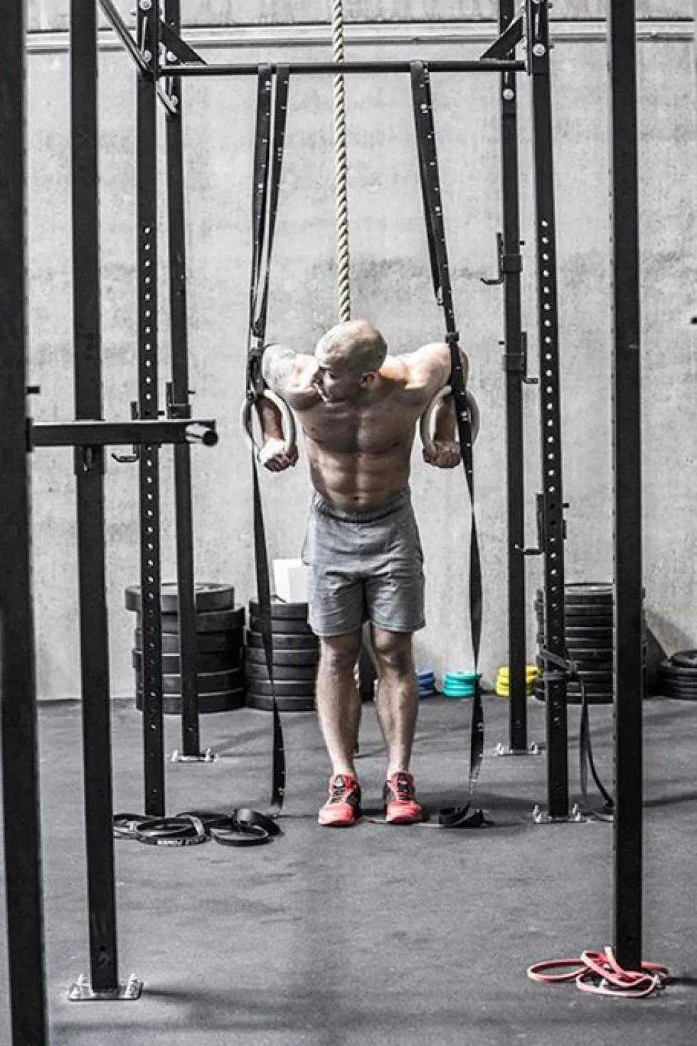 Muscle Power Houten Crossfit Ringen Set