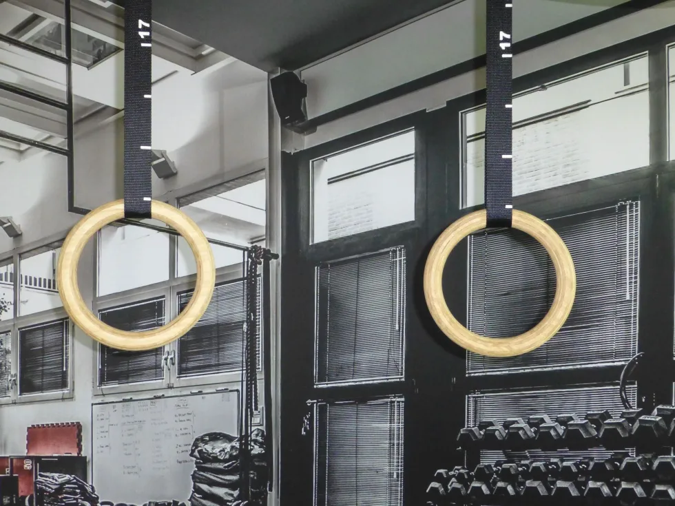 Muscle Power Houten Crossfit Ringen Set