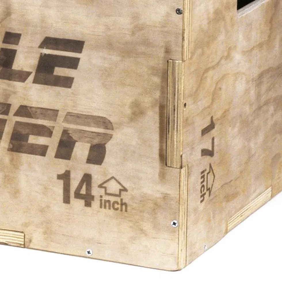 Muscle Power Houten Plyo Box Klein