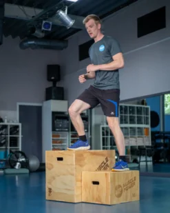 Muscle Power Houten Plyo Box Klein
