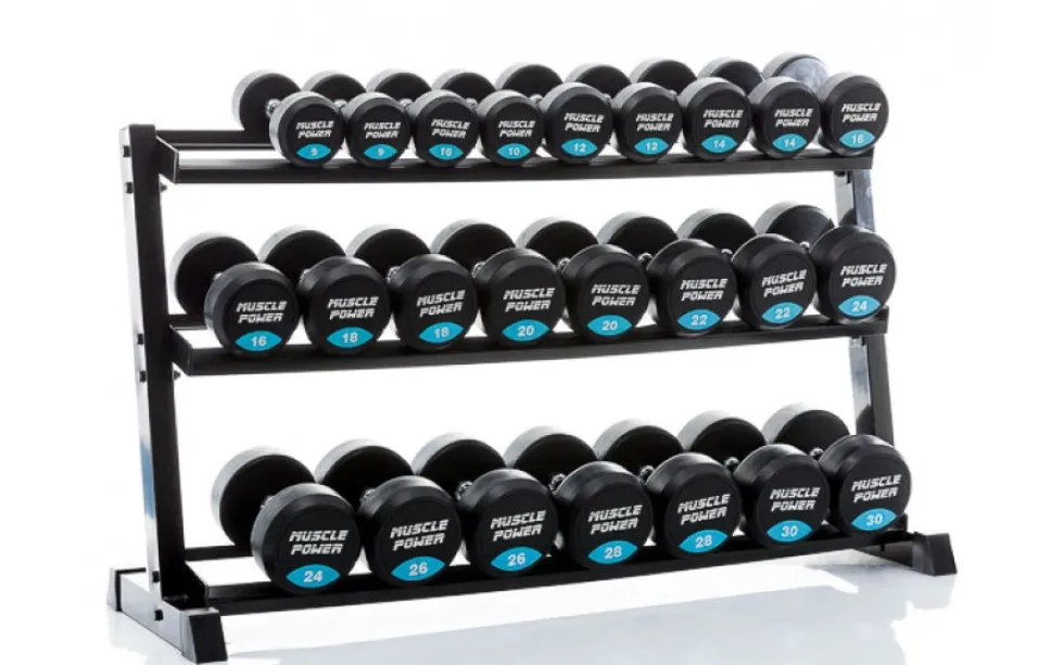 Muscle Power 3-laags Opbergrek voor Dumbbells