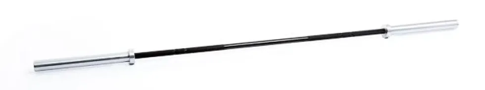 Muscle Power Olympische Crossfit Bar - Zwart/Chroom - 220 cm