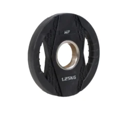 Muscle Power Olympische Halterschijf met Handgrepen - Rubber - 1,25 kg