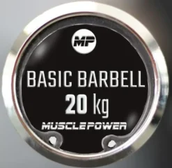 Muscle Power Olympische Halterstang - Chroom - 218 cm