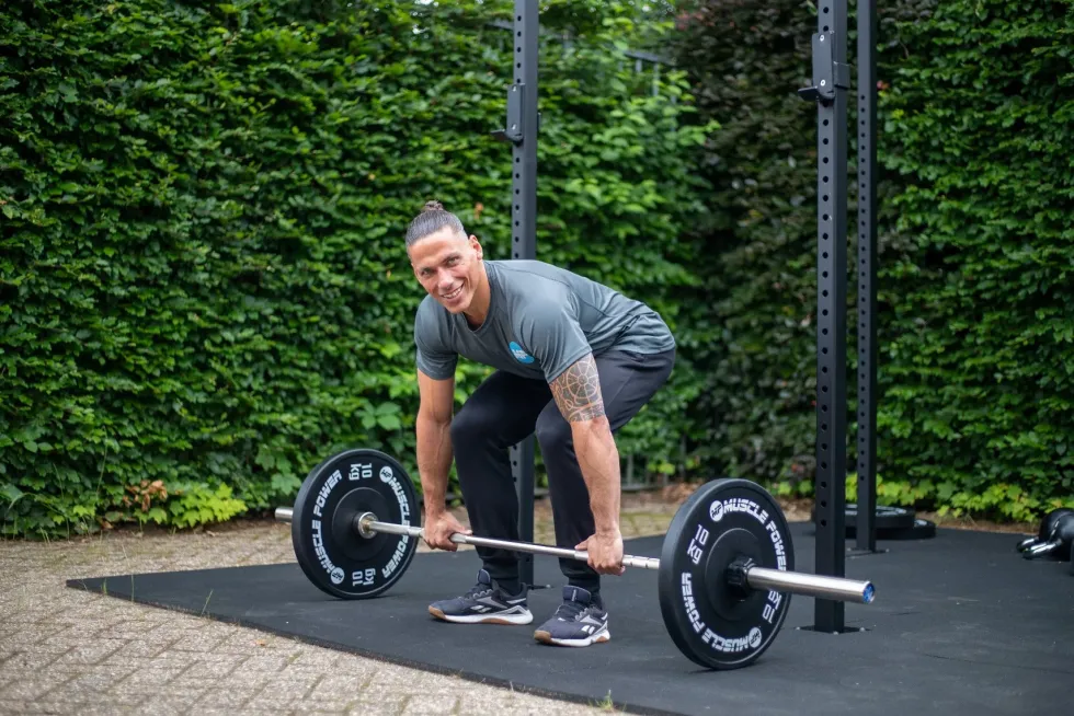 Muscle Power Olympische Halterstang 218 cm - High Performance