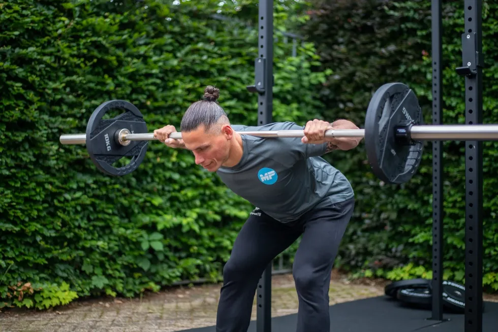 Muscle Power Olympische Halterstang 218 cm - High Performance
