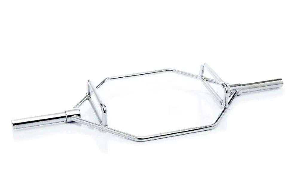 Muscle Power Olympische Hex Bar - Shrug Bar - Trap Bar - 160 cm