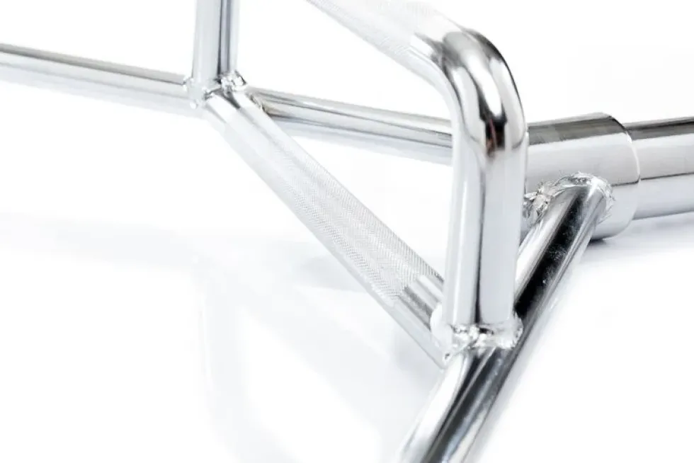 Muscle Power Olympische Hex Bar - Shrug Bar - Trap Bar - 160 cm