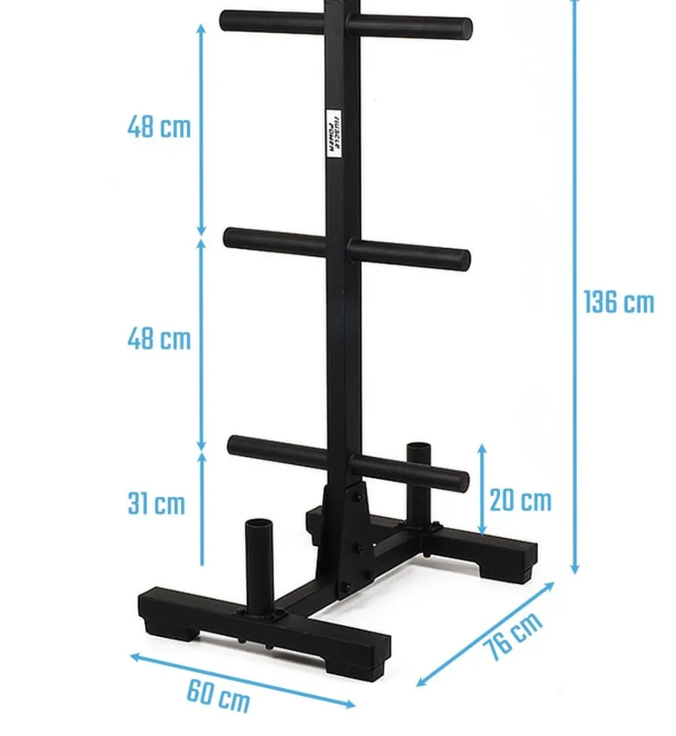 Muscle Power Opbergrek voor Bumper Plates en Halterstangen