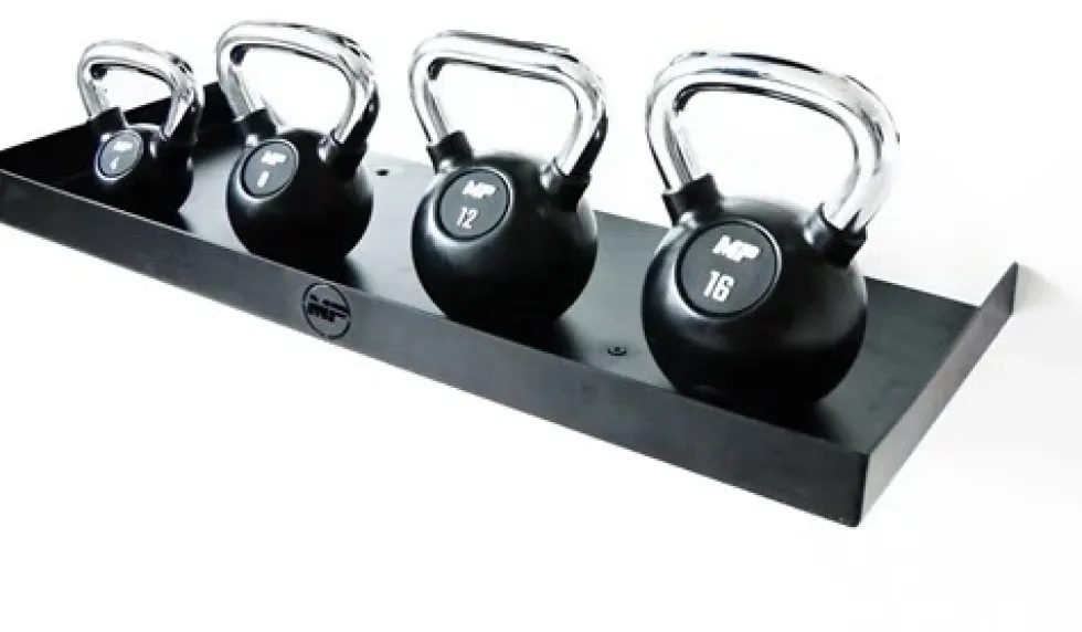 Muscle Power Opbergrek voor Kettlebells en Dumbbells - Wall Line
