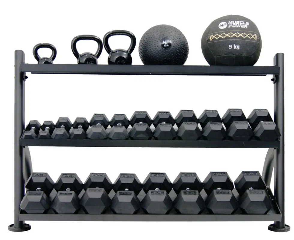 Muscle Power Opbergrek voor Kettlebells en/of Dumbbells