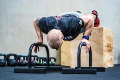 Muscle Power Parallettes Set - Zwart