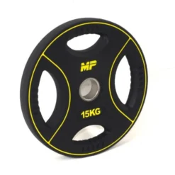 Muscle Power PU 4-Grip Halterschijf - 50 mm - 15 kg