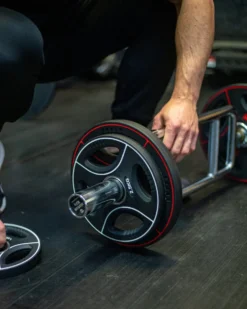 Muscle Power PU 4-Grip Halterschijf - 50 mm - 5 kg