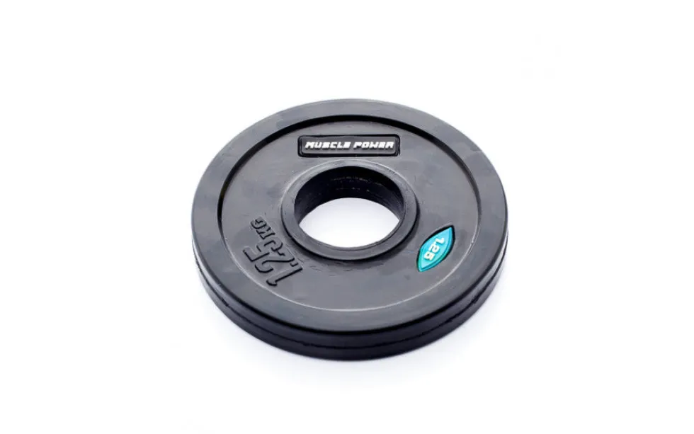 Muscle Power Rubberen Halterschijf - 50 mm - 1.25 kg