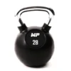 Muscle Power Rubberen Kettlebell - Zwart - 28 kg
