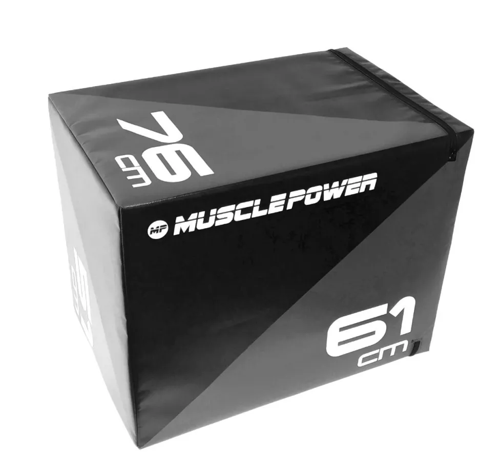 Muscle Power Soft Plyo Box - Zwart
