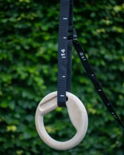 Muscle Power Suspension Trainer - Multigrip Ringen set - Hout