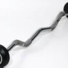 Muscle Power Vaste Curl Halterstang Rubber - 10 kg