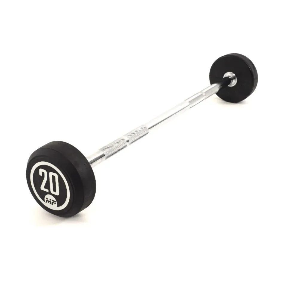 Muscle Power Vaste Halterstang Rubber - 20 kg