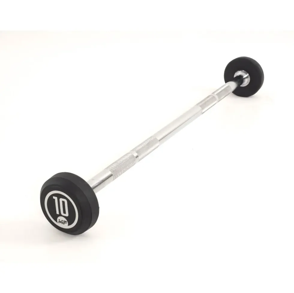 Muscle Power Vaste Halterstang Rubber - 10 kg