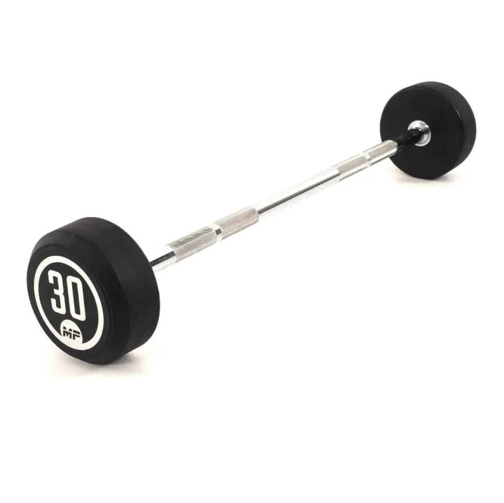 Muscle Power Vaste Halterstang Rubber - 30 kg