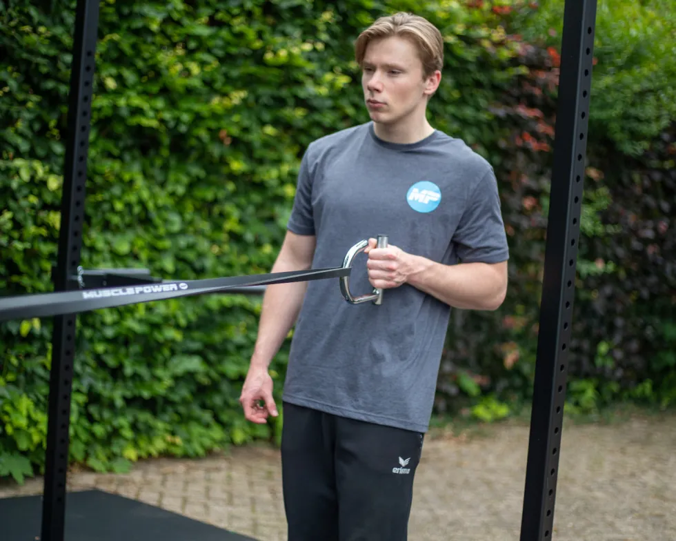 Muscle Power Weerstandsband Handgreep