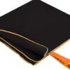 NILS Aqua Microvezel Handdoek - Zwart/Oranje - 180 x 100 cm