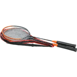 NILS Badminton Set - 2 Rackets en Opberghoes