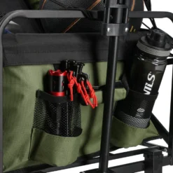NILS Camp Opvouwbare Bolderkar - Groen - 150L