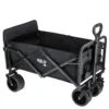 NILS Camp Opvouwbare Bolderkar - Zwart - 160L