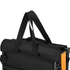 NILS Camp Opvouwbare Bolderkar - Zwart/Oranje - 100L
