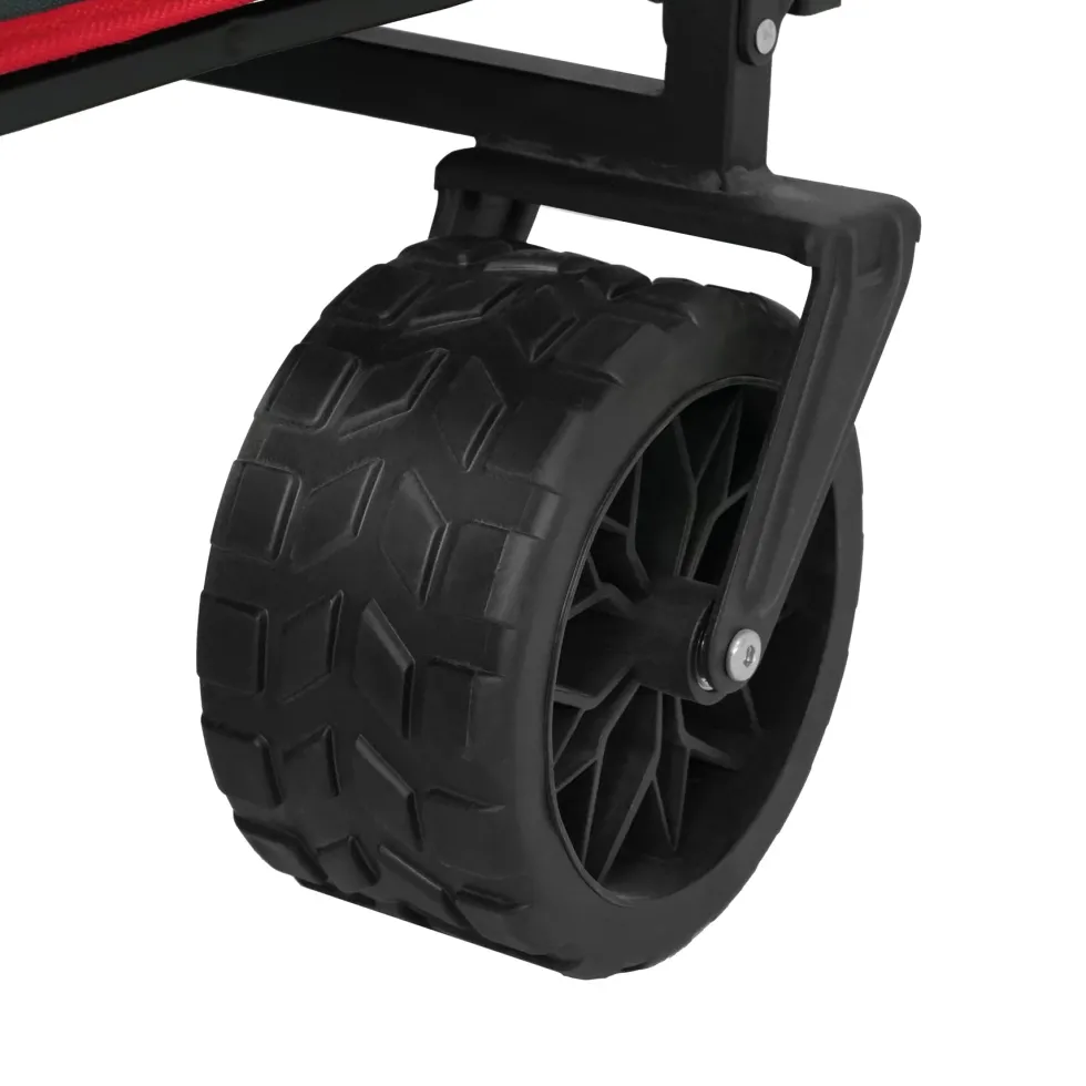NILS Camp Opvouwbare Bolderkar - Antraciet - 160L