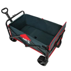 NILS Camp Opvouwbare Bolderkar - Antraciet - 160L
