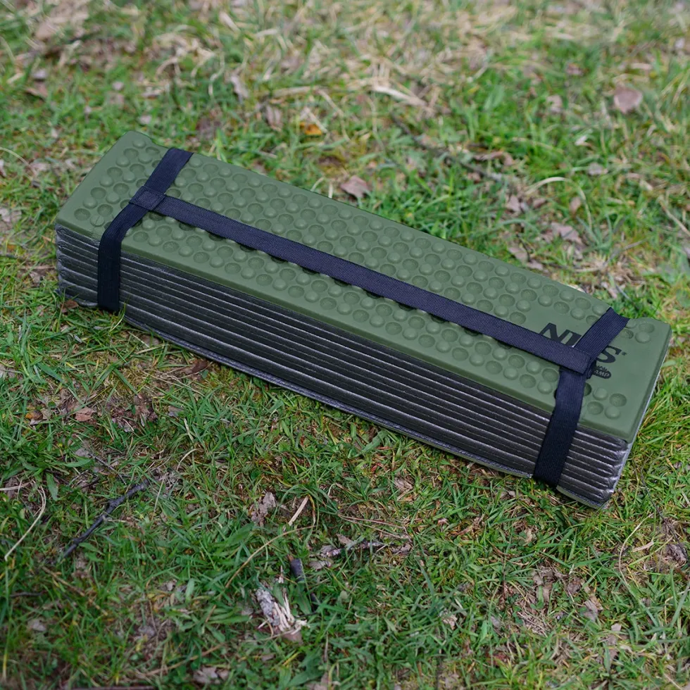 NILS Camp Opvouwbare Slaapmat - Groen - 182 cm