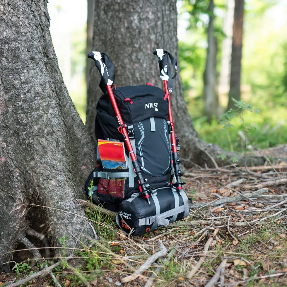 NILS Camp Rugzak Northlake - Zwart - 30L + 10L