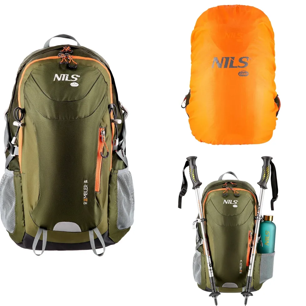NILS Camp Rugzak Rambler - Groen - 40L