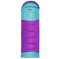 NILS Camp Slaapzak - Paars/Turquoise - Maat M