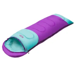 NILS Camp Slaapzak - Paars/Turquoise - Maat M