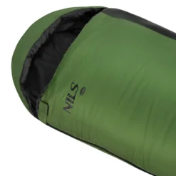 NILS Camp Ultra Light Slaapzak - 710 gr - Zwart/Groen