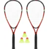 NILS Crossminton Set - Complete Set - Rood